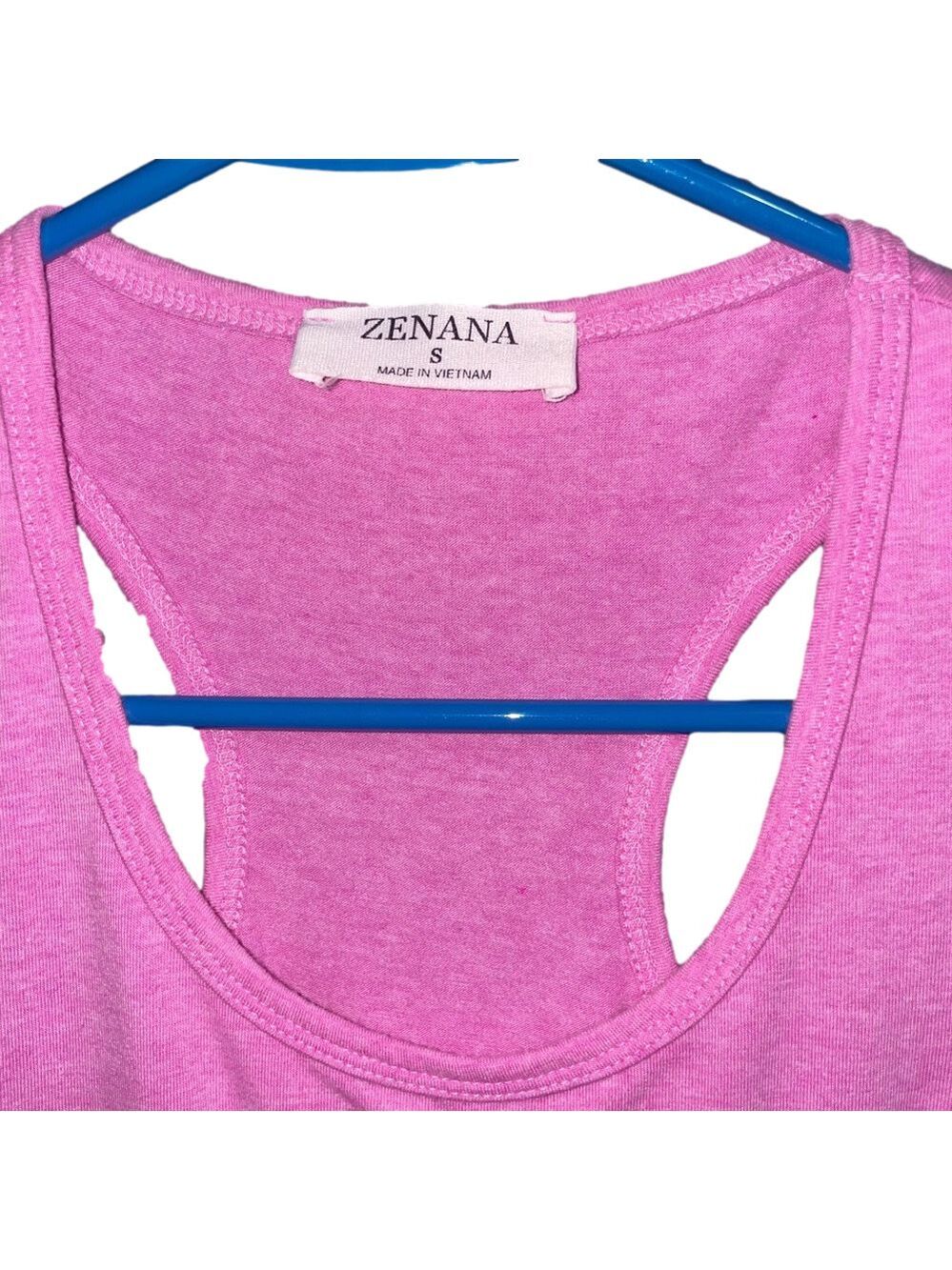 Zenana Bodysuit Women's Small Sleeveless Fuchsia Pink - Picture 3 of 6